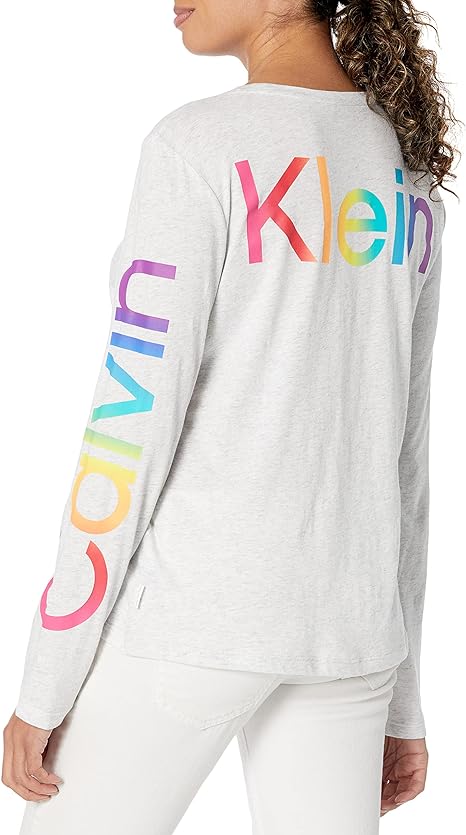 Calvin Klein Women's Light Grey Sweatshirt ABF667 shr