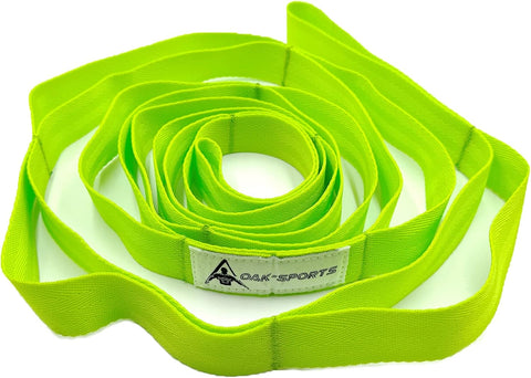 Oak-Sports Green Stretching Strap Yoga Straps for Physical Therapy | Oak-Sports In Lebanon