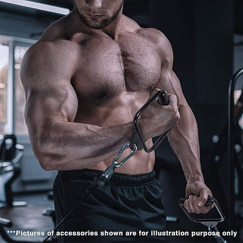 Yes4All Cable Machine Attachment, Double D Handle & Tricep Rope Cable Attachment  |Yes4All  in Lebanon