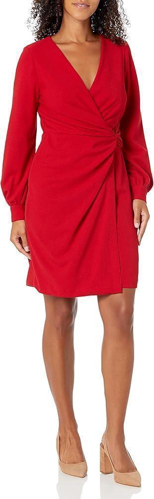 Dkny Women's Wine Red Dress ABF5594