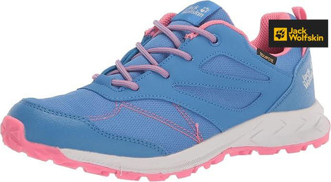Jack Wolfskin Girl's Blue Woodland Texapore Low K Sneakers |Jack Wolfskin in Lebanon