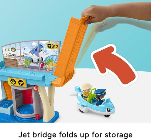 Little People Toddler Toy Everyday Adventures Airport Playset with Airplane | Little People  In Lebanon