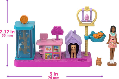 Barbie Mini Land DreamHouse & 3 Playsets with 4 1.5-Inch Dolls|Barbie In Lebanon