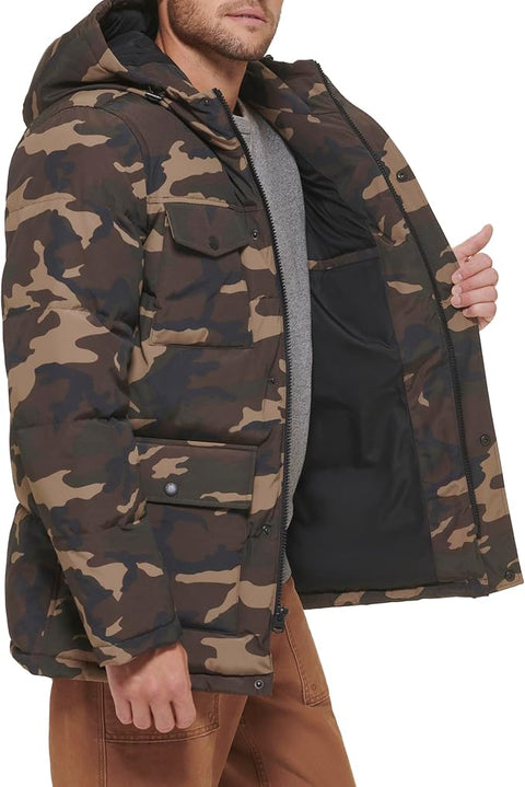 Levi’s Men's Multicolor Camo Printed Quilted Jacket | Levi’s In Lebanon