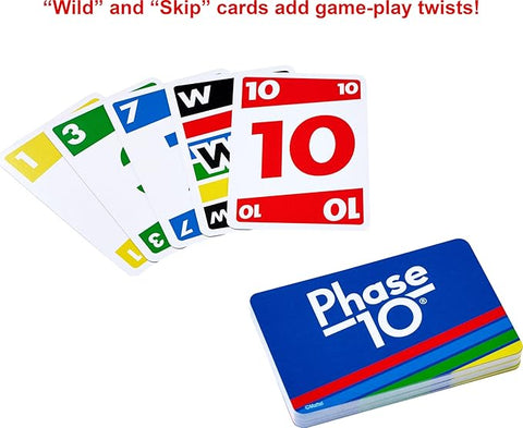 Mattel Games Phase 10 Card Game with 108 Cards | Mattel Games In Lebanon