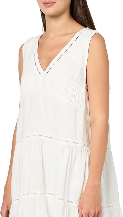 Lucky Brand Women's White Lace Trimmed Tank Mini Dress|Lucky Brand In Lebanon