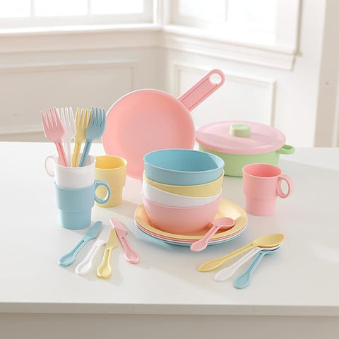 KidKraft 27-Piece Pastel Cookware Set | KidKraft In Lebanon