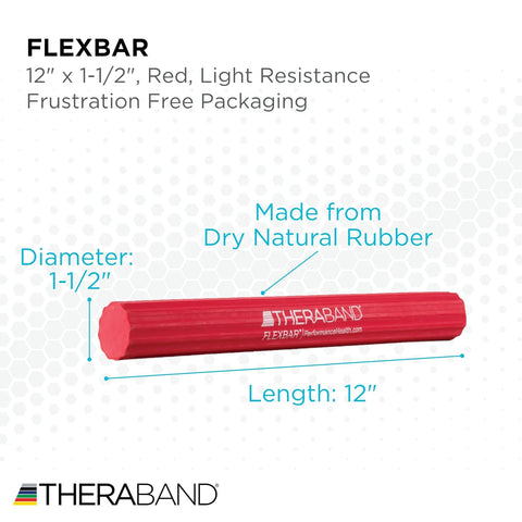 TheraBand Red Rubber FlexBar | TheraBand In Lebanon