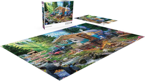 Buffalo Games Jeff Haynie Mountain Retreat 2000 Piece Jigsaw Puzzle for Adults | Buffalo Games In Lebanon