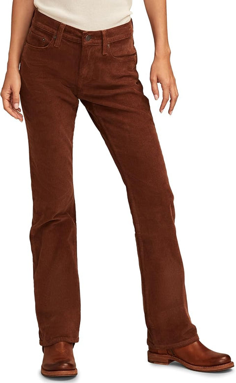 Lucky Brand  Women's Brown  high rise corduroy Stevie flare Pants| Lucky Brand  in Lebanon