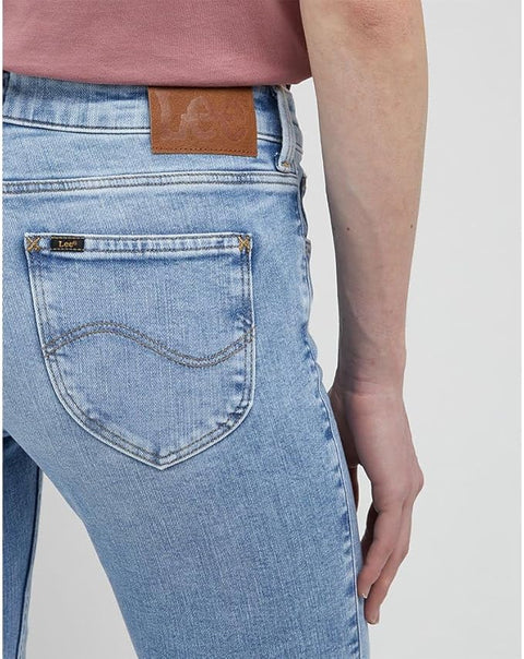 Lee Women's Light Blue Scarlett Skinny Fit Slim Cut High Waist Flexible Jeans | Lee In Lebanon