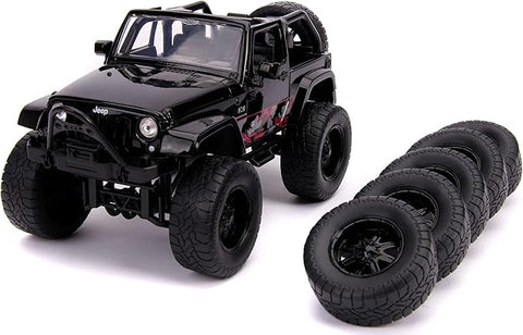 Jada Just Trucks 2007 Jeep Wrangler Black & Pink Camo Toy | Jada In Lebanon