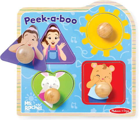 Melissa & Doug Ms. Rachel Wooden Peek-a-Boo Jumbo Peg Puzzle | Melissa & Doug In Lebanon