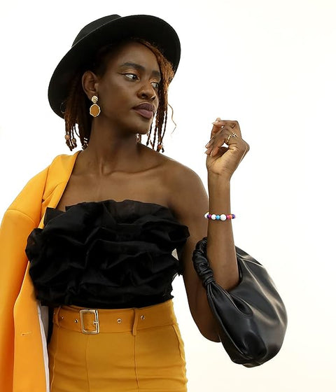 Pettata Women's Black Chic Top Handle Bag | Pettata In Lebanon