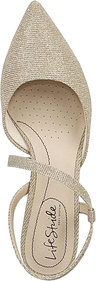 LifeStride Women's Gold Minimalist Heel | LifeStride In Lebanon