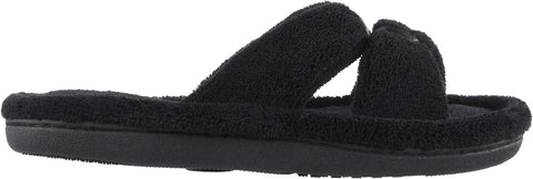 Isotoner Signature Women's Black X-Slide Slippers With Memory Foam | Isotoner Signature In Lebanon