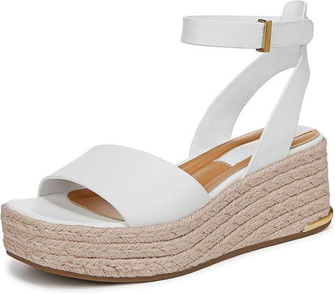 Franco Sarto Women's White Clemens Espadrille Wedge Sandals | Franco Sarto in Lebanon
