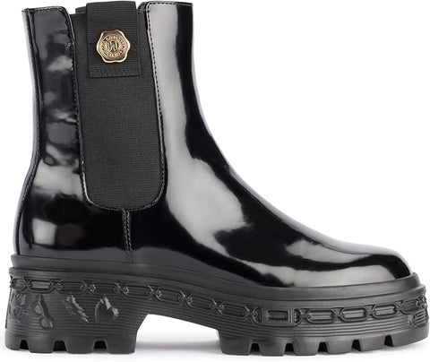 Karl Lagerfeld Women's Black Londyn Lug Sole Chelsea Boots | Karl Lagerfeld In Lebanon