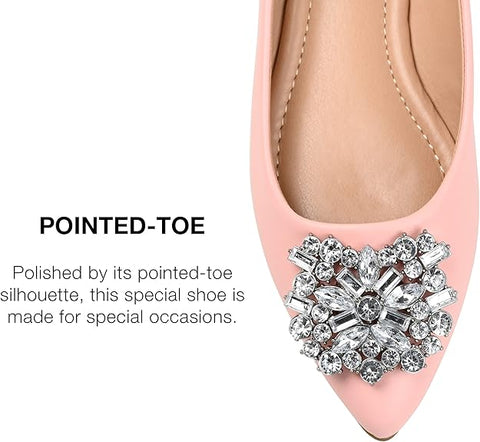 Journee Collection Women's Pink Renzo Flat's |Journee Collection In Lebanon