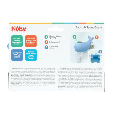 Nuby Blue Silicone Whale Bathtub Safety Spout Guard | Nuby In Lebanon