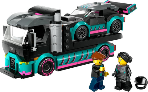 Lego City Race Car and Car Carrier Truck Toy|Lego In Lebanon