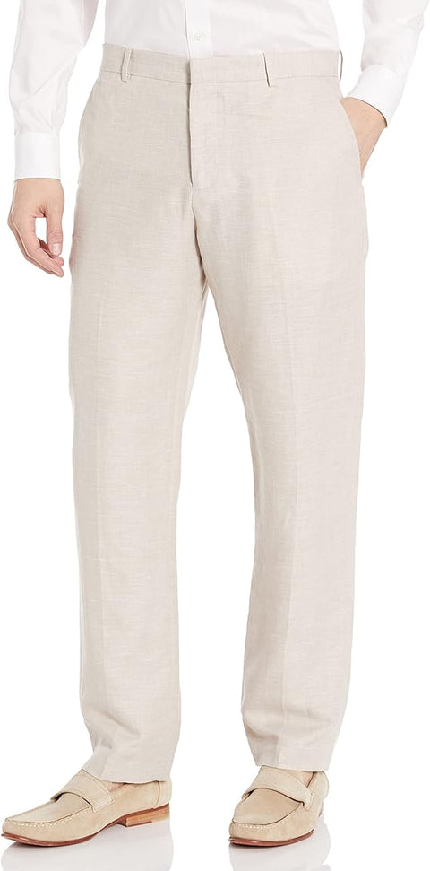 Perry Ellis Men's Beige Linen Suit Trousers | Perry Ellis In Lebanon