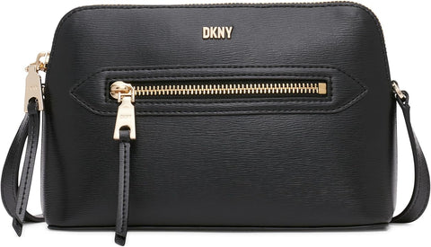 DKNY Women's Black Leather Cross Body Bag | DKNY In Lebanon