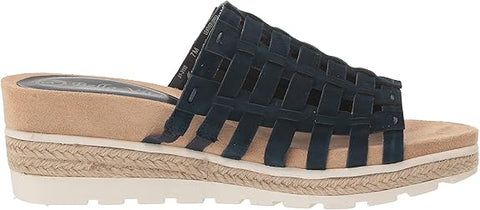 Bella Vita Women's Navy Oaklynn Wedge Slipper | Bella Vita in Lebanon