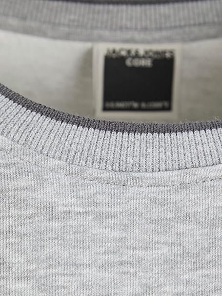 Jack & Jones Core Men's Light Gray Crew Neck Sweatshirt | Jack & Jones In Lebanon