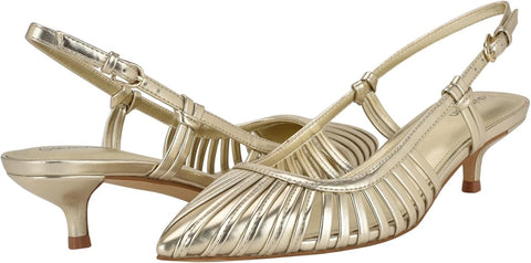 Calvin Klein Women's Gold Movella Kitten Heel Slingback Pumps |  Calvin Klein in Lebanon