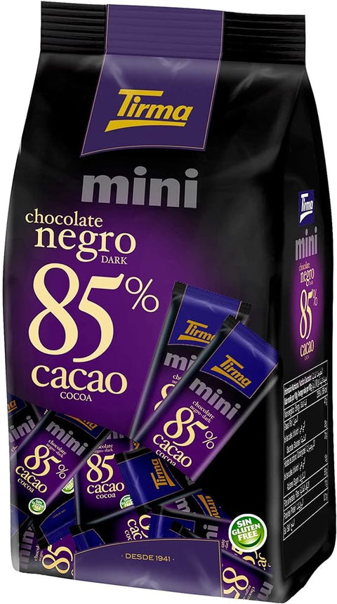 Tirma Mini Dark Chocolate 85% Cocoa  180g