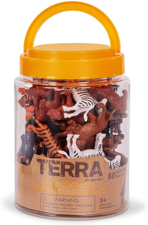 Terra by Battat – 60 Pieces Wild Creatures Tube | Terra by Battat In Lebanon