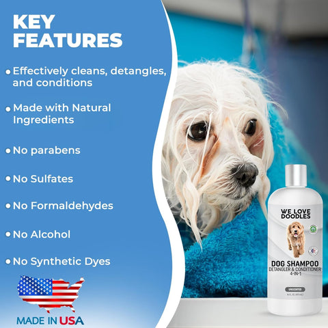 We Love Doodle Conditioner and Detangler Dog Shampoo | We Love Doodles In Lebanon