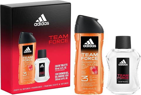 Adidas Team Force Gift Set (Eau de Toilette 100ml & Shower Gel 250ml) For Men | Adidas In  Lebanon