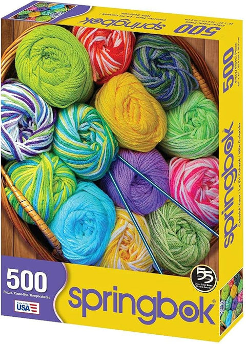 Springbok Jigsaw Puzzle Colorful Yarn 500pcs | Springbok In Lebanon