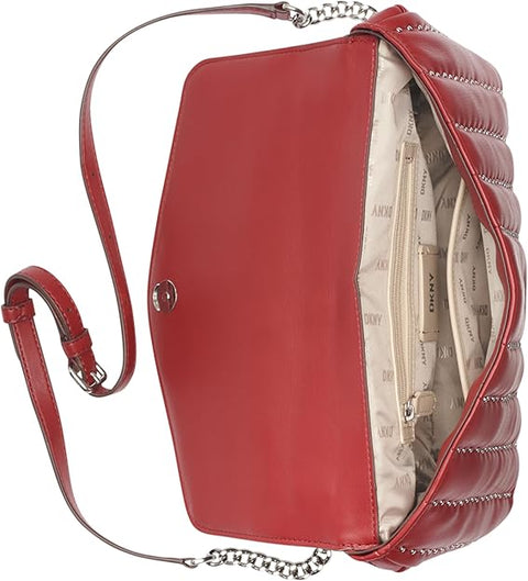 DKNY Women's Burgundy Lexington Park Clutch Crossbody Bag | DKNY In Lebanon