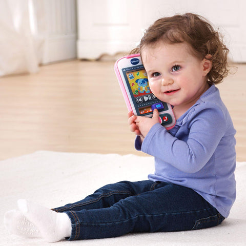 VTech Pink Touch and Swipe Baby Phone |VTech In Lebanon