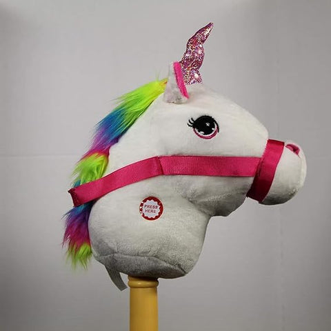 Ponyland Music Stick Animal, White & Rainbow Unicorn, Kids Ages 3+ | Ponyland In Lebanon