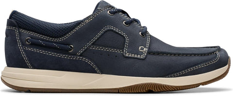 Clarks Men's Navy Herren Sailview Lace Bootsschuh Sneakers | Clarks In Lebanon