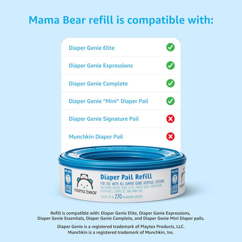 Mama Bear Diaper Pail Refills for Genie Pails | Mama Bear In Lebanon