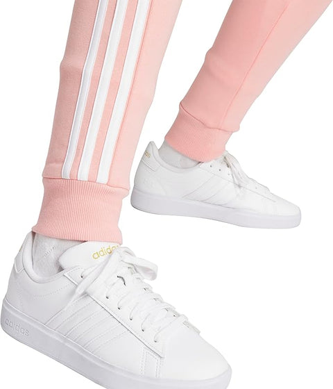 Adidas Women's Coral Essentials 3-Stripes Fleece Sweatpants | Adidas In Lebanon