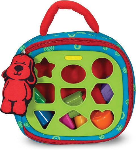 Melissa & Doug K's Kids Take-Along Shape Sorter Baby Toy with 2-Sided Activity Bag and 9 Textured Shape Blocks Sensory Toys | Melissa & Doug In Lebanon