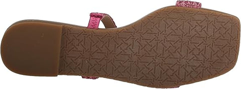 Jewel Badgley Mischka Women's Pink Helena Flat Slipper | Jewel Badgley Mischka in Lebanon