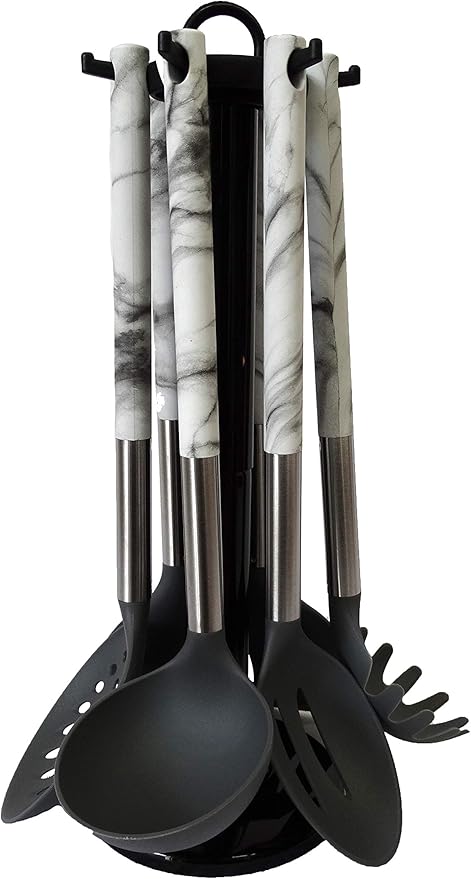 Aiwa Japan Kitchen Ladles Set 6pcs + Ladle Holder LO-23132-Rfh | Aiwa In Lebanon