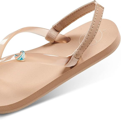 Reef Girl's Tan Charming Flip Flop Slipper |Reef In Lebanon