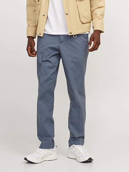 Jack & Jones Men's Dusty Blue Relaxed Fit Pant | Jack & Jones In Lebanon