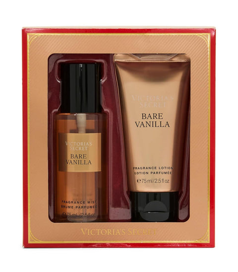 Victoria Secret Women's Bare Vanilla Mini Mist & Lotion Set 75 ml |Victoria Secret In Lebanon