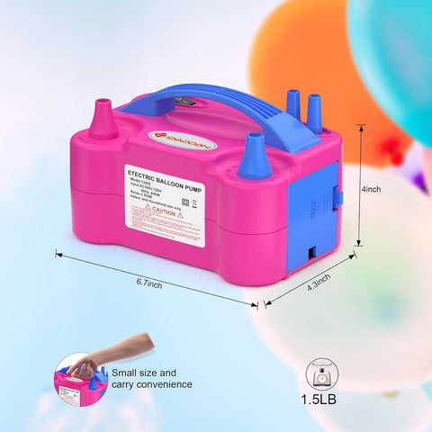 ID IDAODAN Pink/Blue Electric Balloon Pump | ID IDAODAN In Lebanon