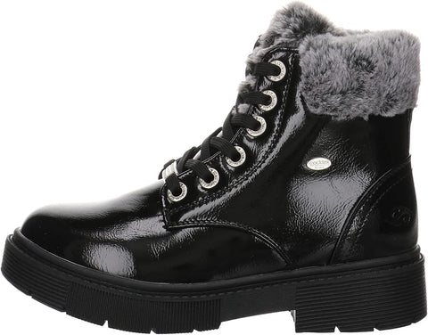 Dockers By Gerli Girl's Black Faux Leather Boots | Dockers In Lebanon