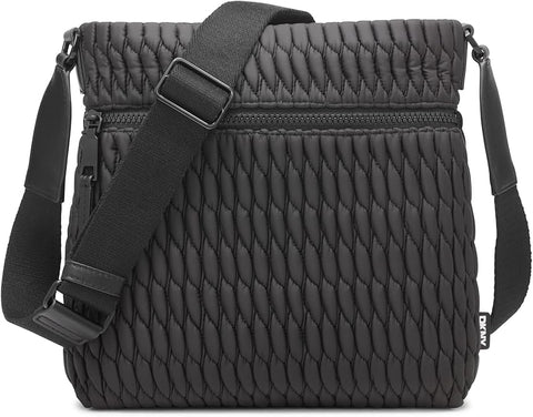 DKNY Women's Dark Grey Mack Nylon Crossbody Bag | DKNY In Lebanon